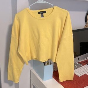 🩷3 for $20🩷 Yellow oversized cropped sweater